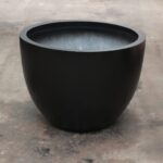 POT EGG BIANCA LITE 65CM MATT BLACK - Willo